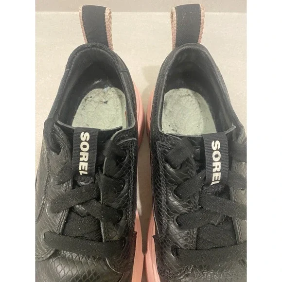 Sorel Women's Caribou X Waterproof‎  Black Pink Shoes Size 7 - Picture 7 of 9